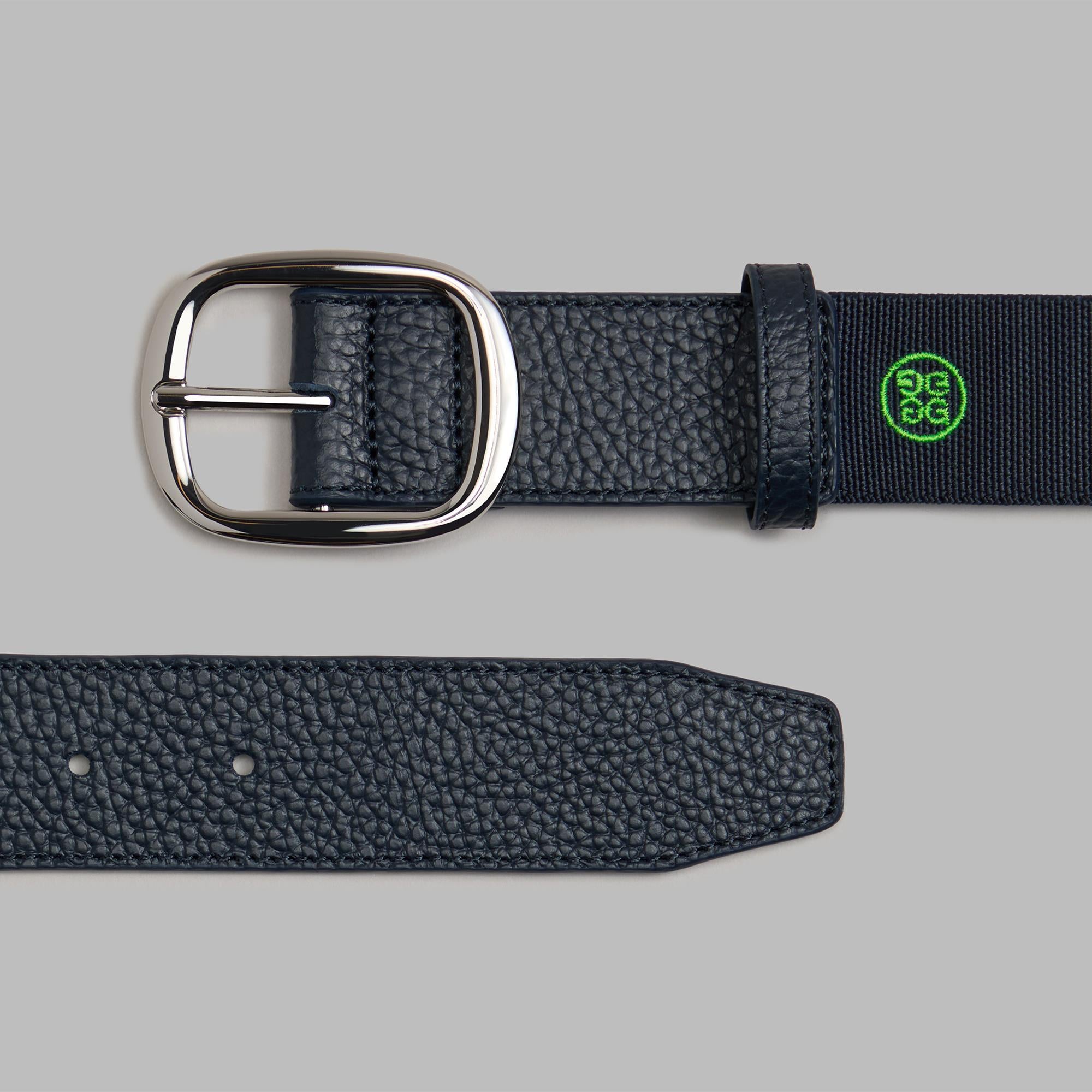 G/FORE Limited Release Embroidered Icon Mens Belt Twilight/Multi